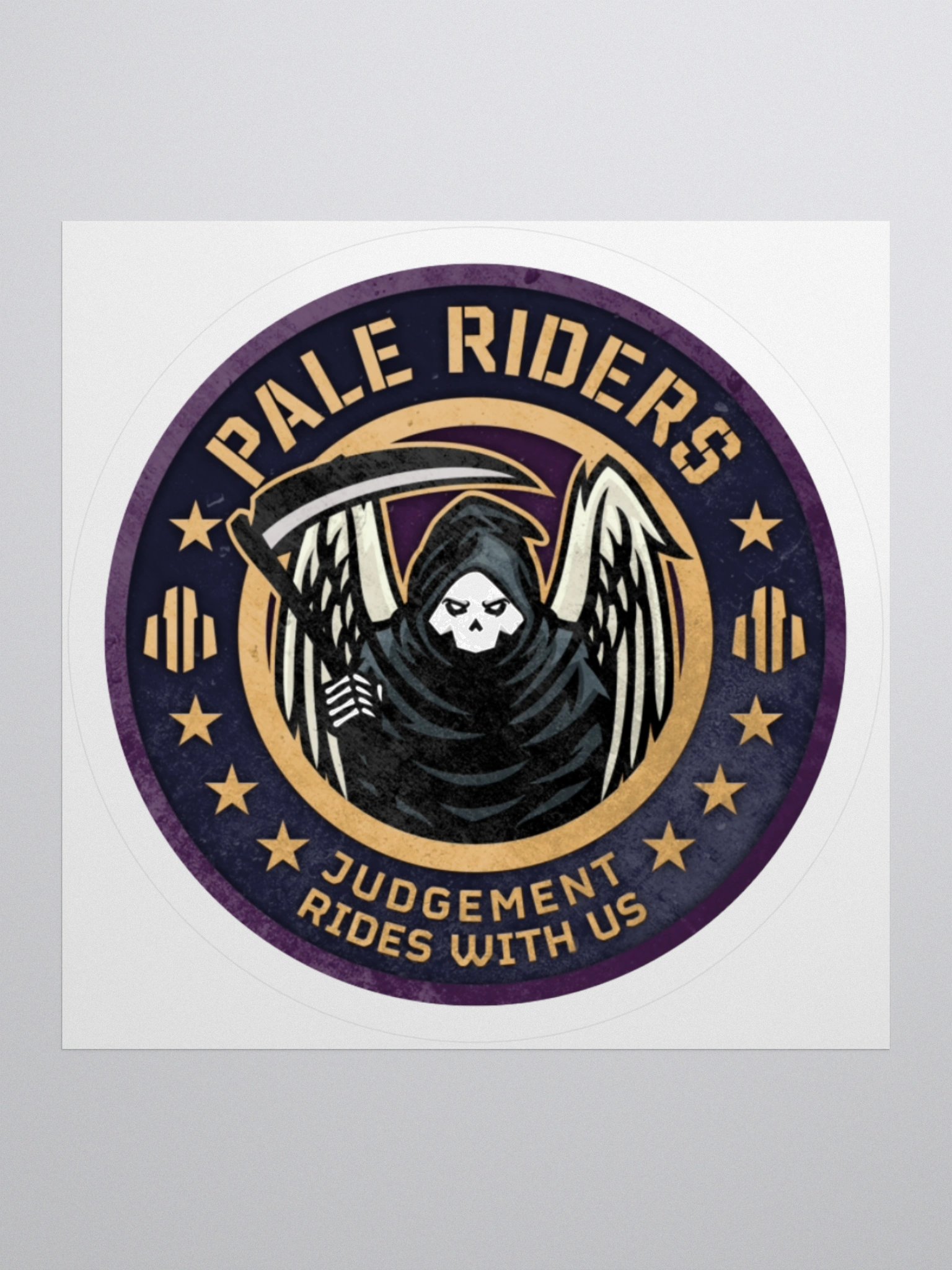 Pale Riders Textured Sticker product image (1)