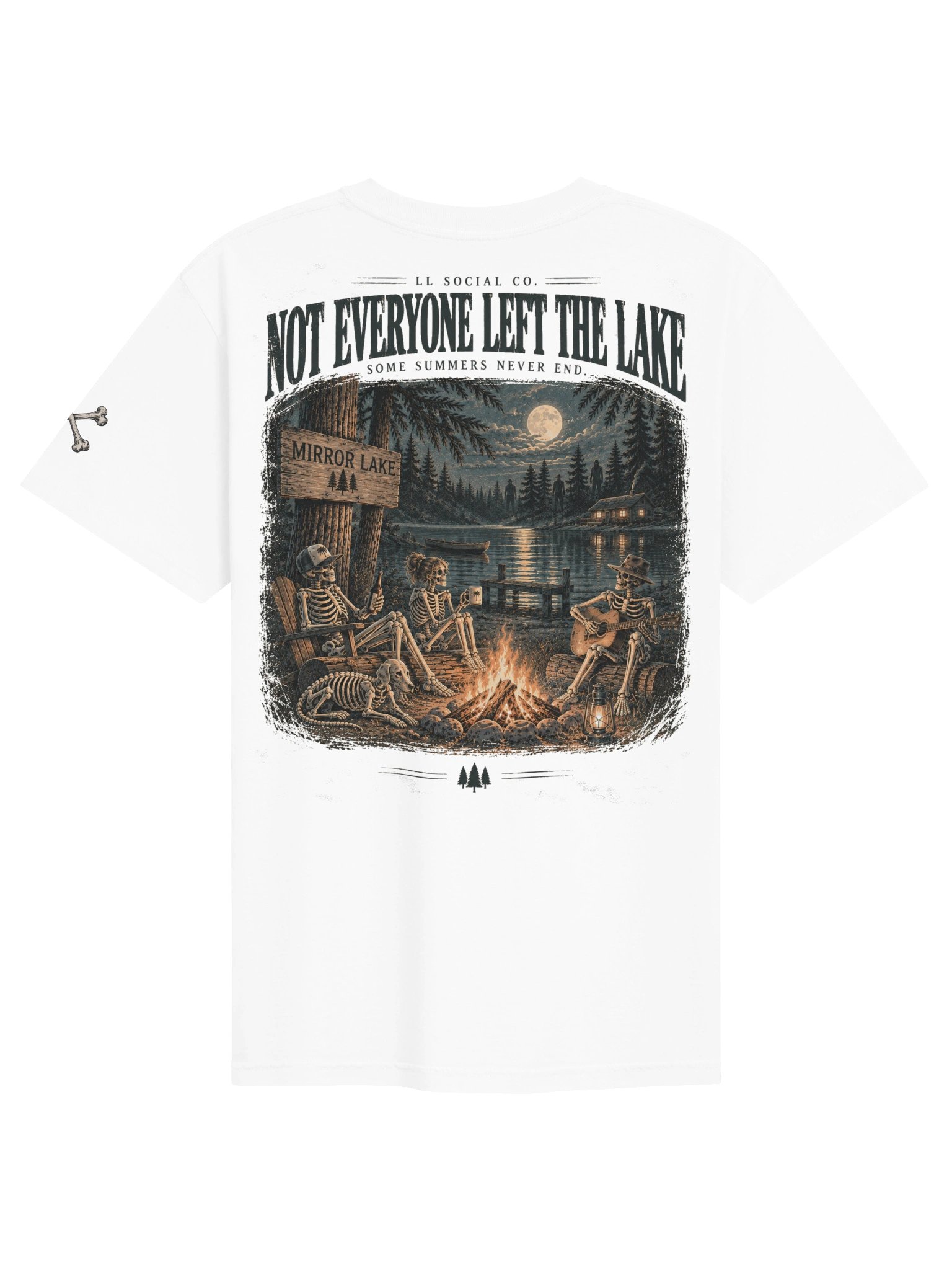 Not Everyone Left the Lake Comfort Colors Tee — Coastal Skellie Edit product image (2)