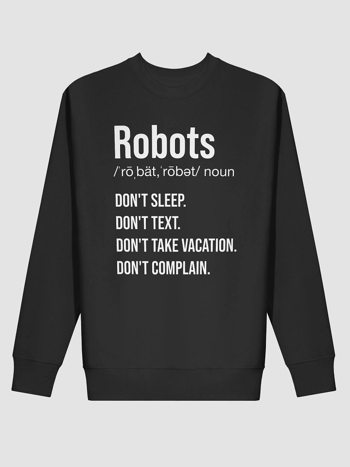 Robots: Premium Sweatshirt product image (2)