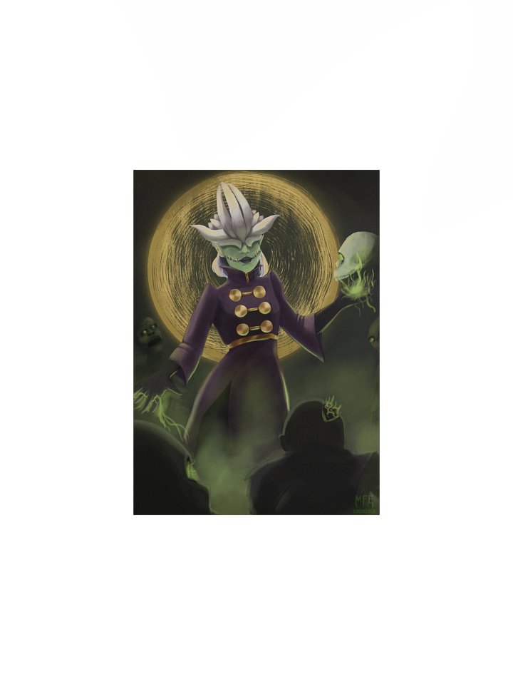 Lady Necromancer Print product image (2)