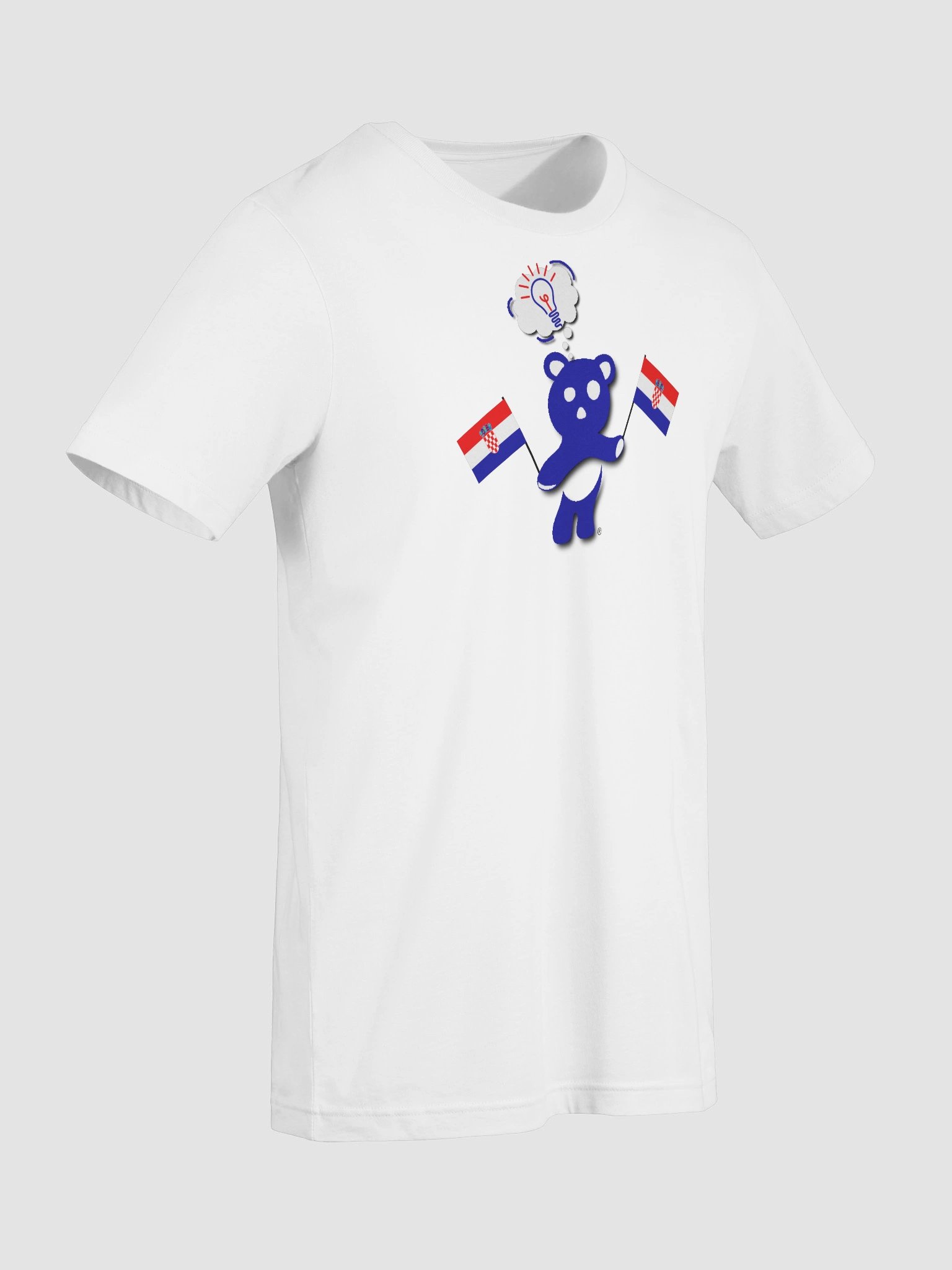 Croatia — Country Bear T-Shirt | BehrBrained Media product image (3)