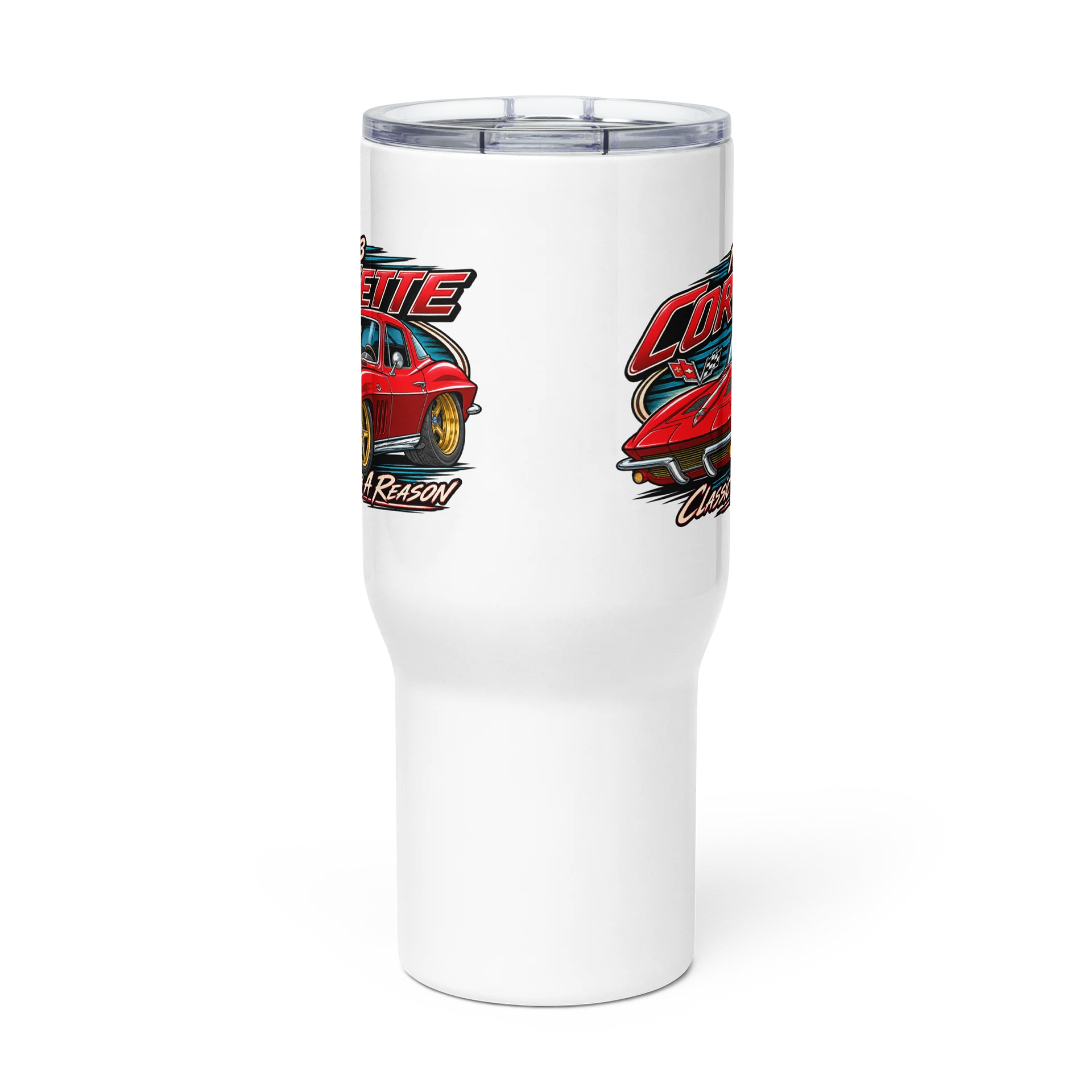 1963 Corvette – Classic in Red Travel Tumbler product image (3)