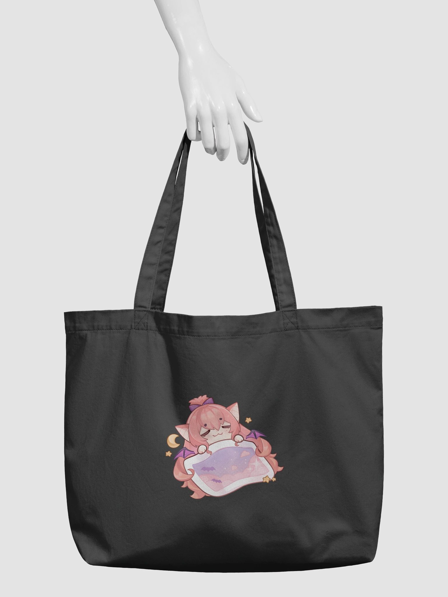Sleepy bat tote product image (3)