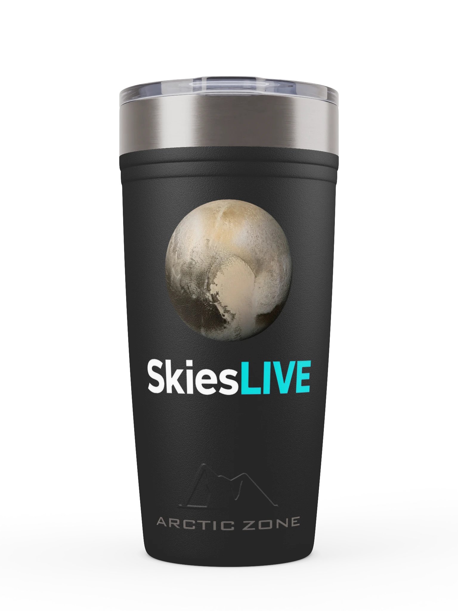 SkiesLIVE Pluto Titan Tumbler (Black) product image (1)