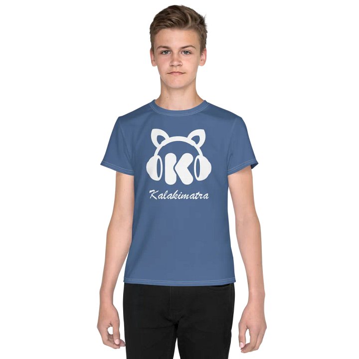 Kalakimatra white logo youth shirt product image (1)