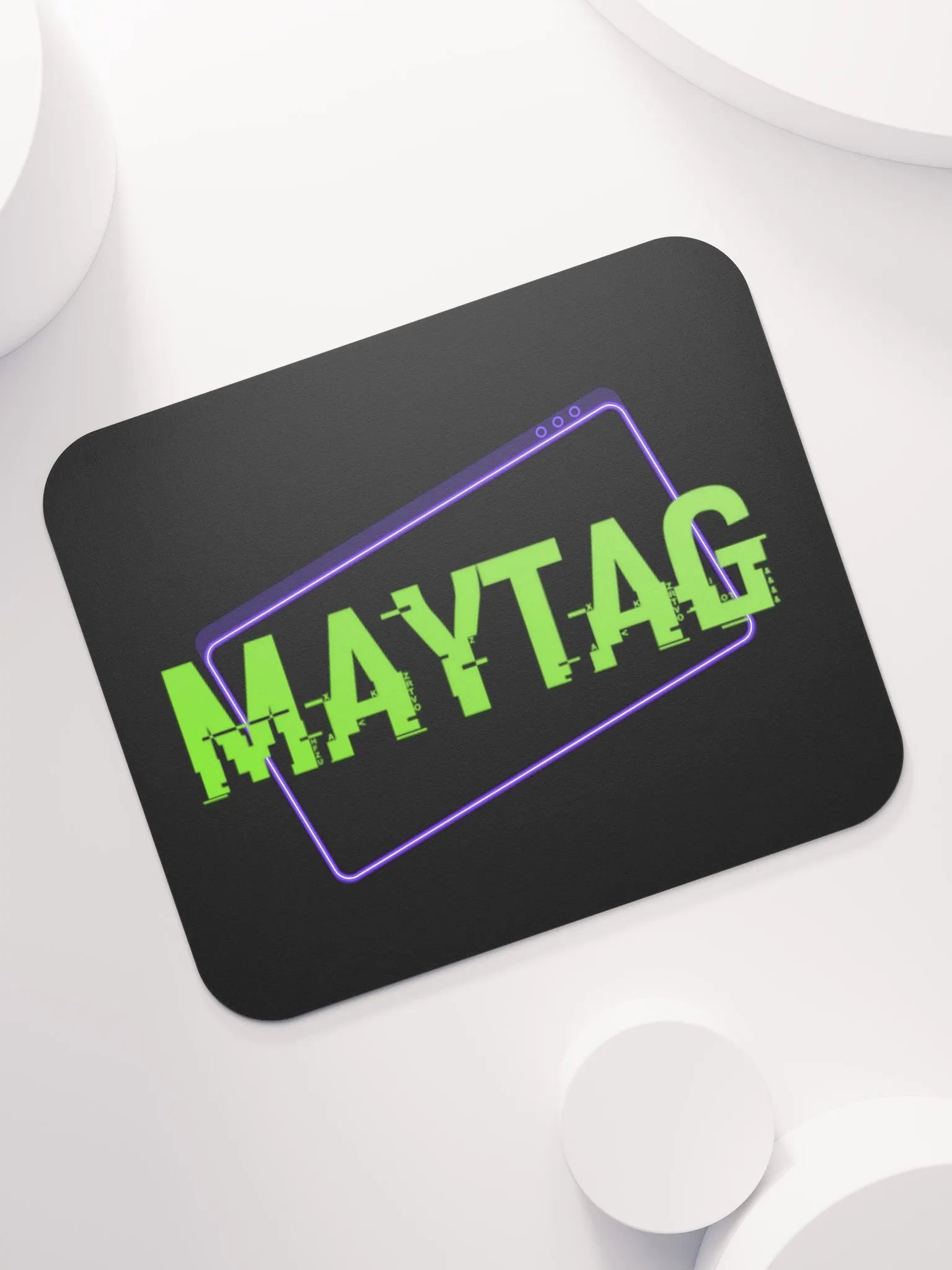 Maytag Logo Compact Black Mousepad product image (1)