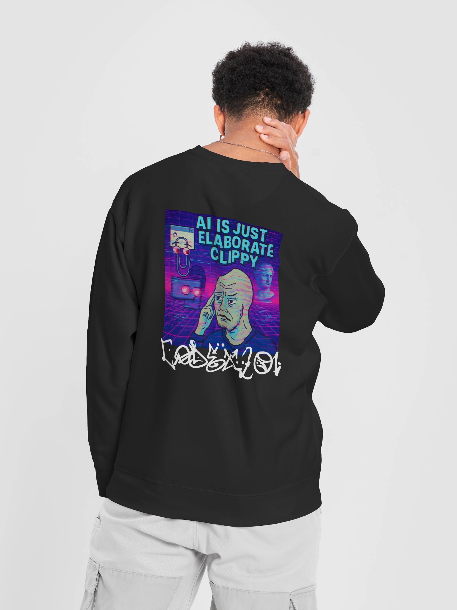 AI Contemplation Sweatshirt product image (6)