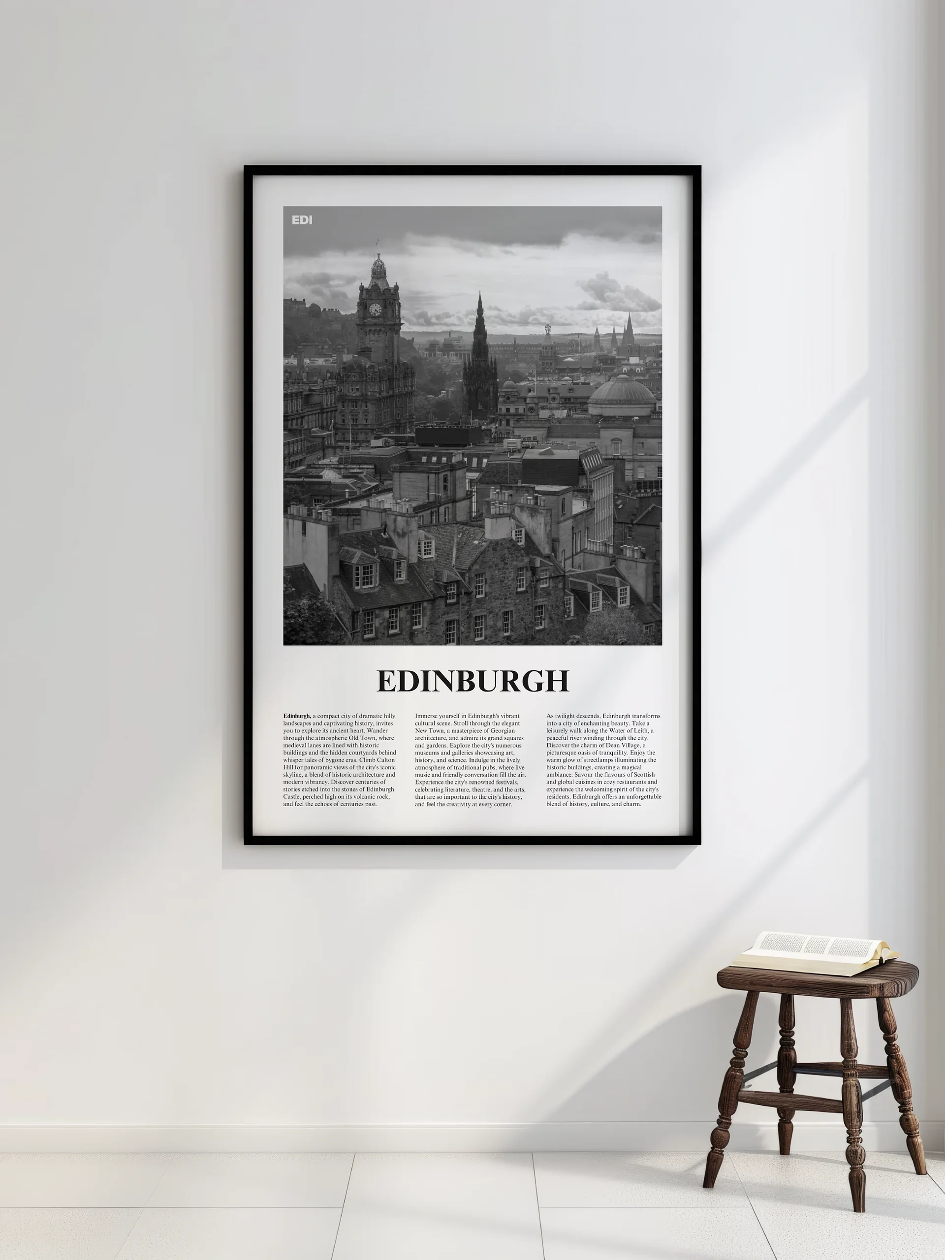 Edinburgh 01 Newspaper Poster product image (2)