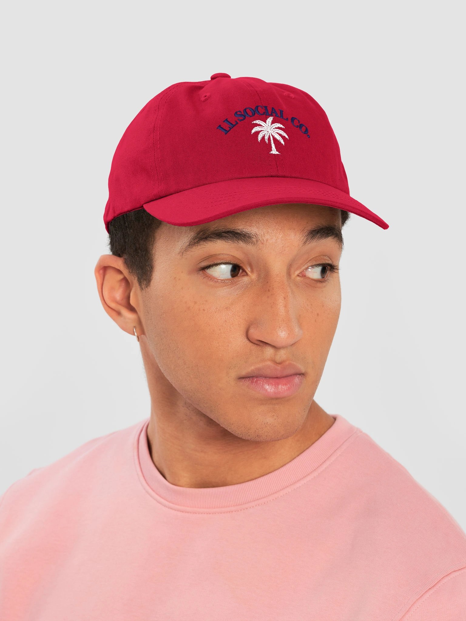 LL Social Co. Coastal Palm Cap — White Palm product image (46)