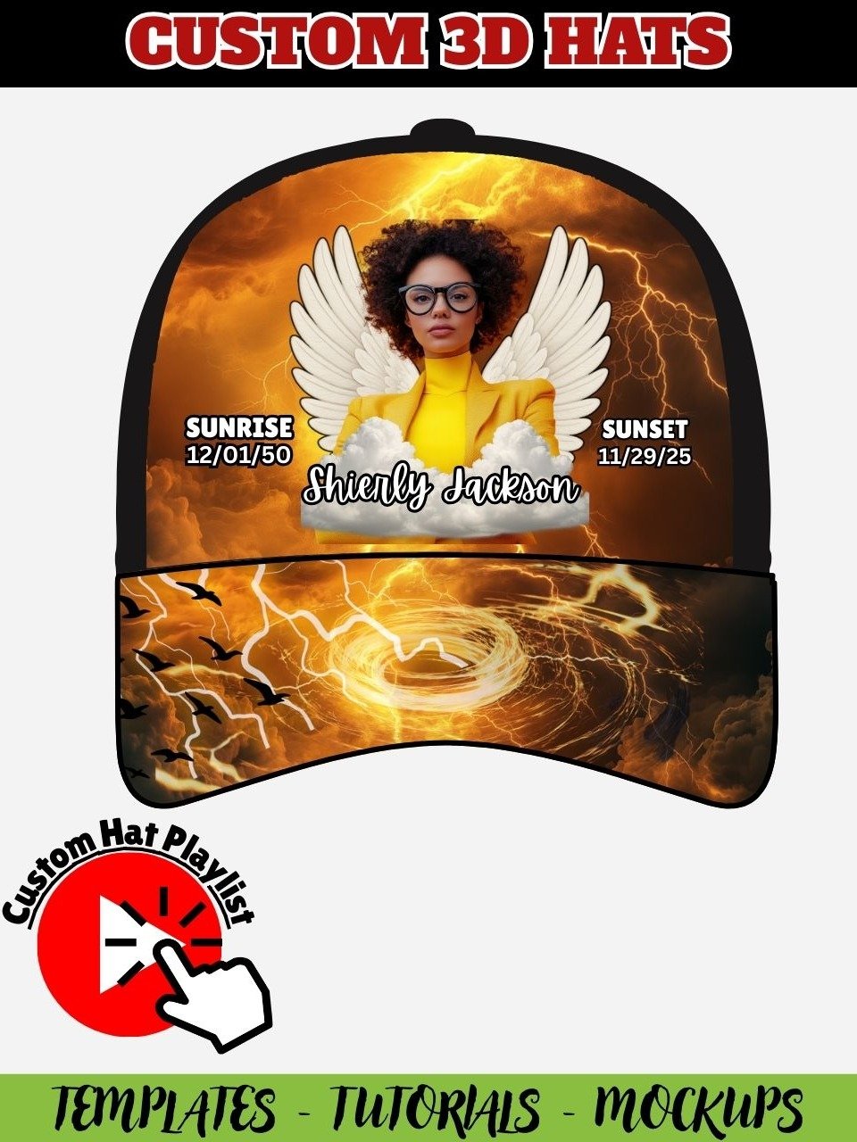 Mega Bundle - Templates and Tutorials - Gold and Black Memorial product image (5)