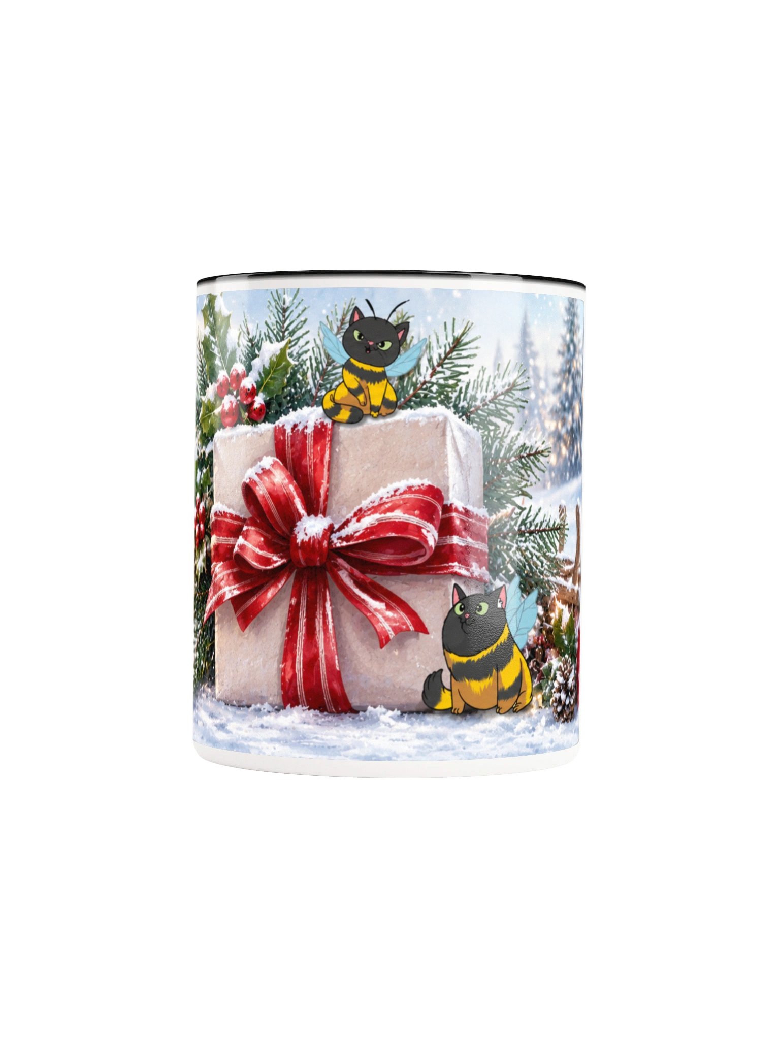 Snowy Christmas Cat Mug product image (35)