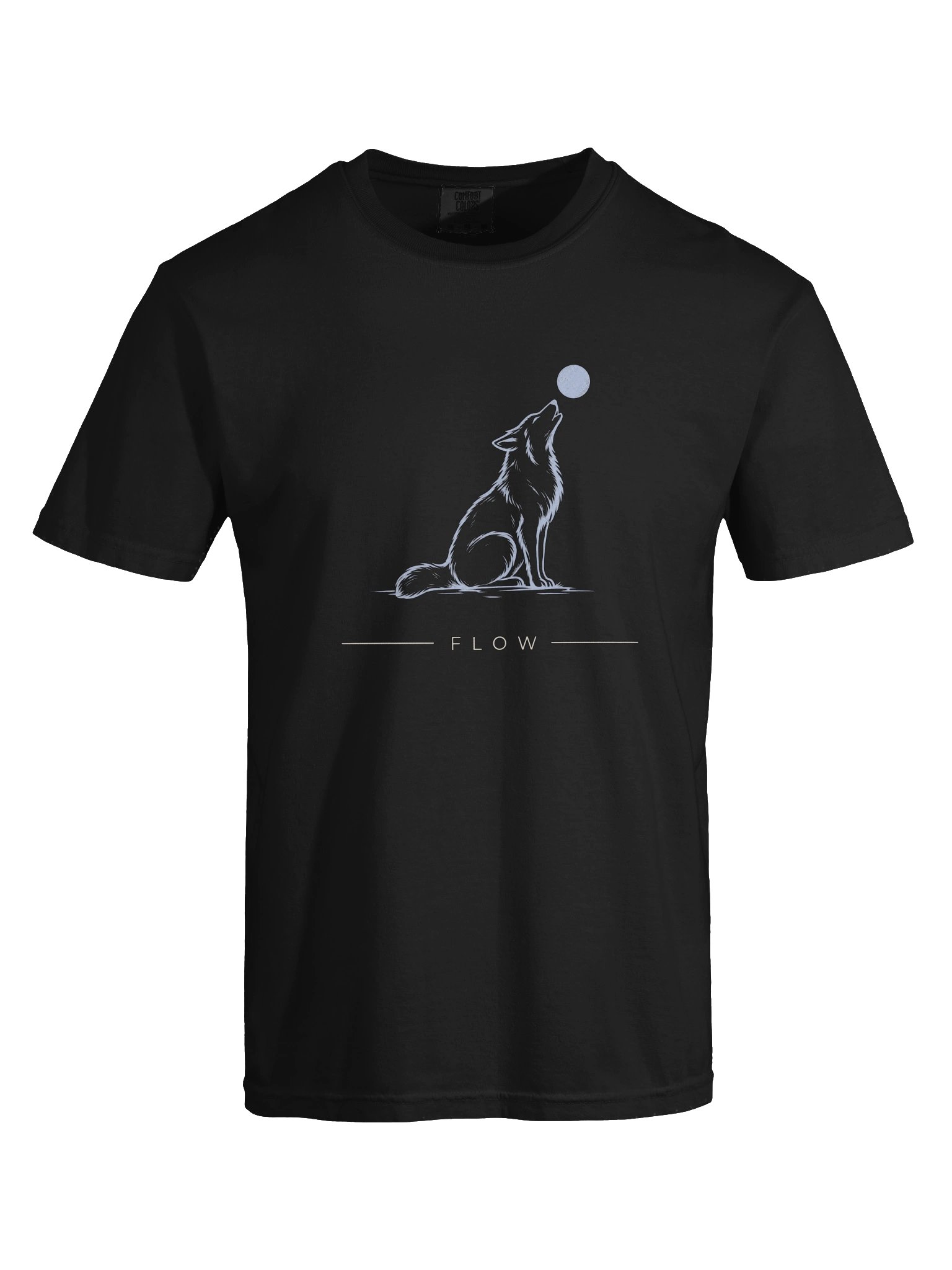 Moonlit Wolf Graphic T-Shirt product image (57)