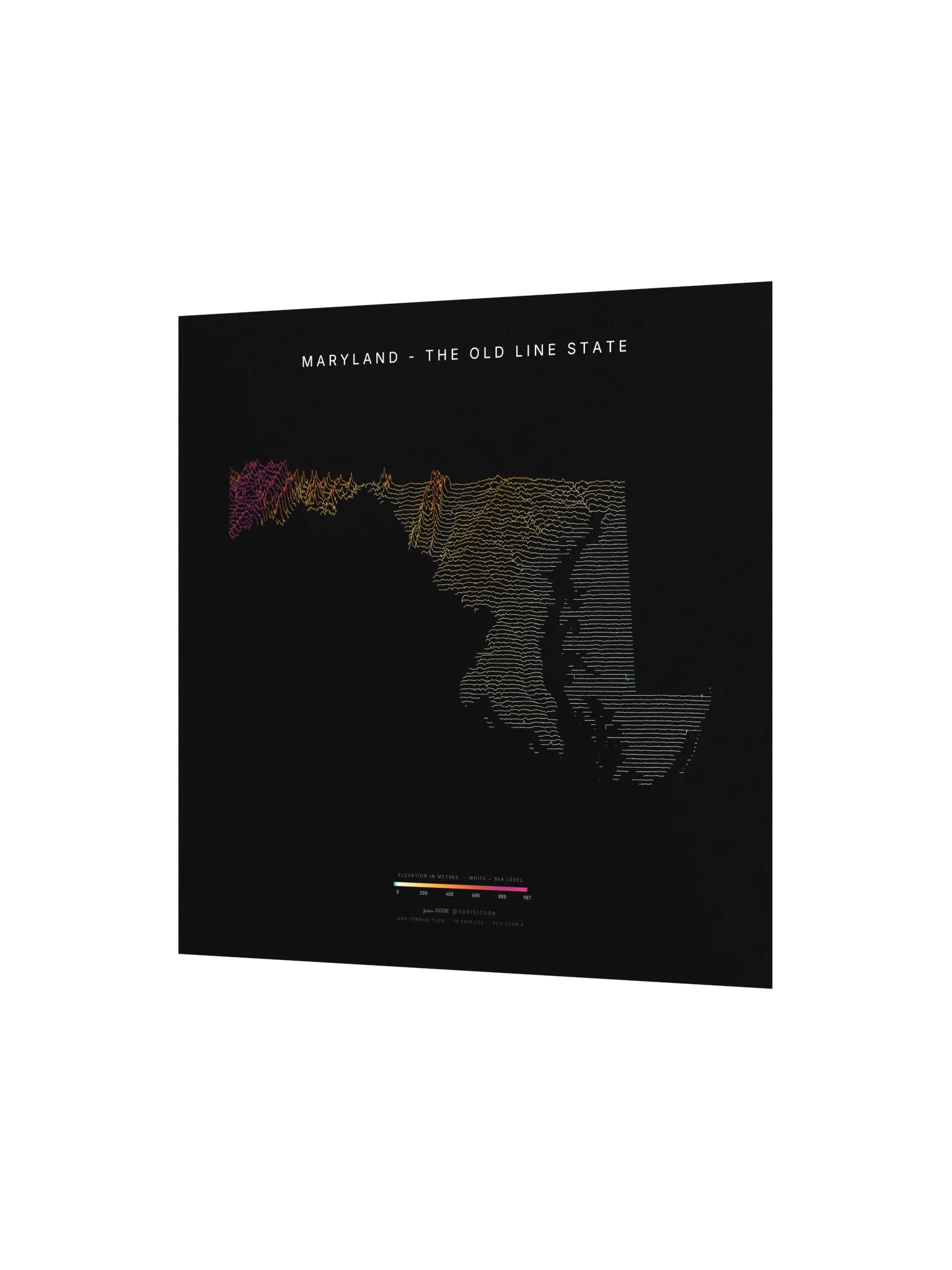 Ridgeline Poster - Maryland product image (2)
