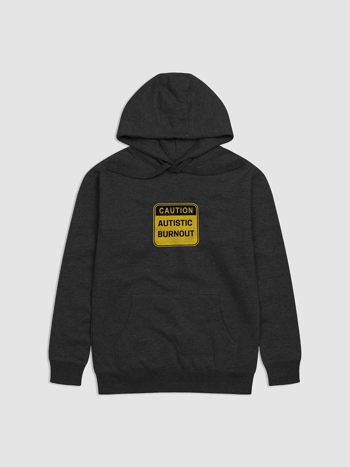 CAUTION: ASD BURNOUT printed heavyweight hoodie product image (2)