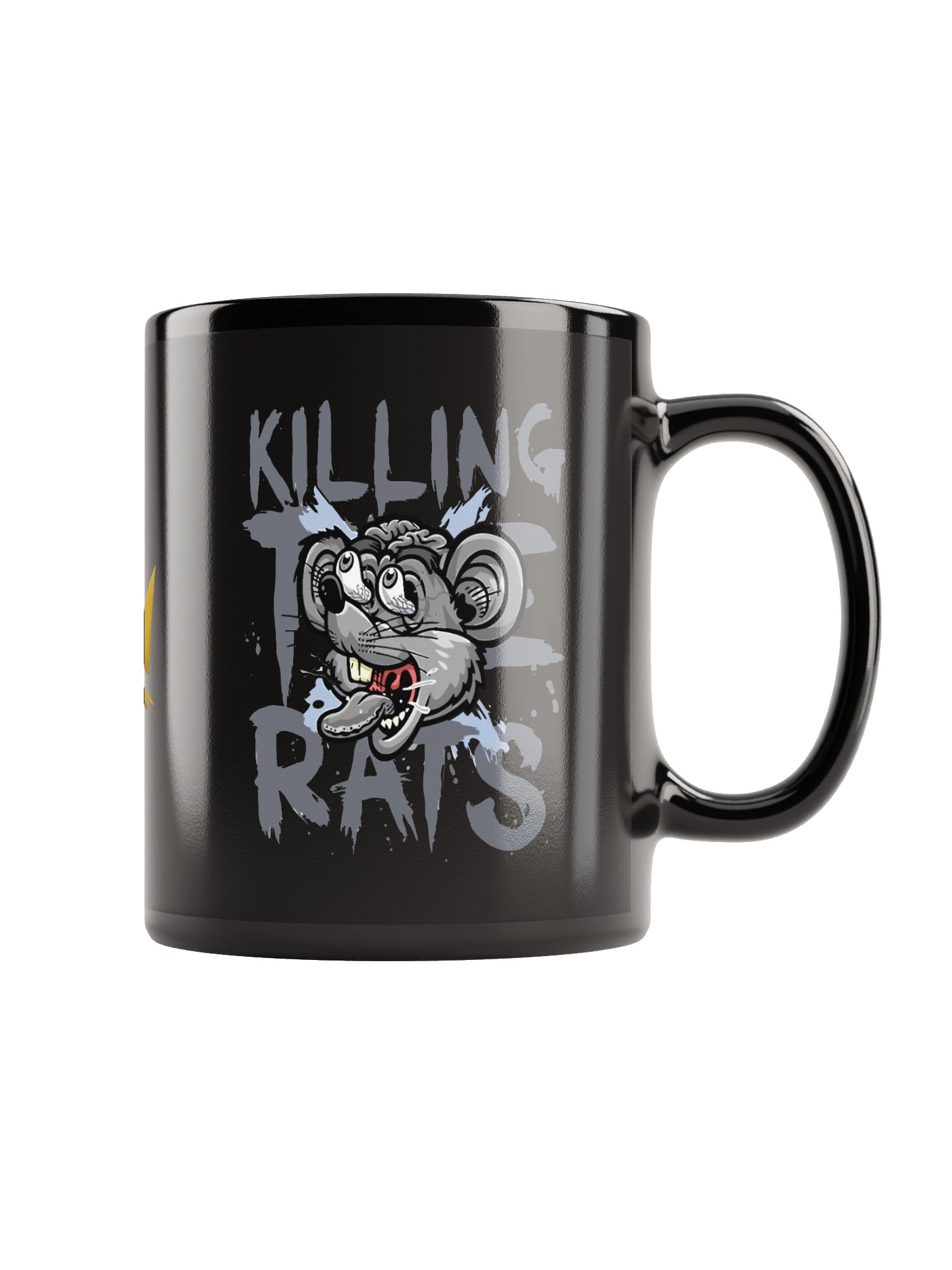 Ceramic Mug – "Royal Rat Crown" Modern Graphic Coffee Mug for Daily Use product image (1)