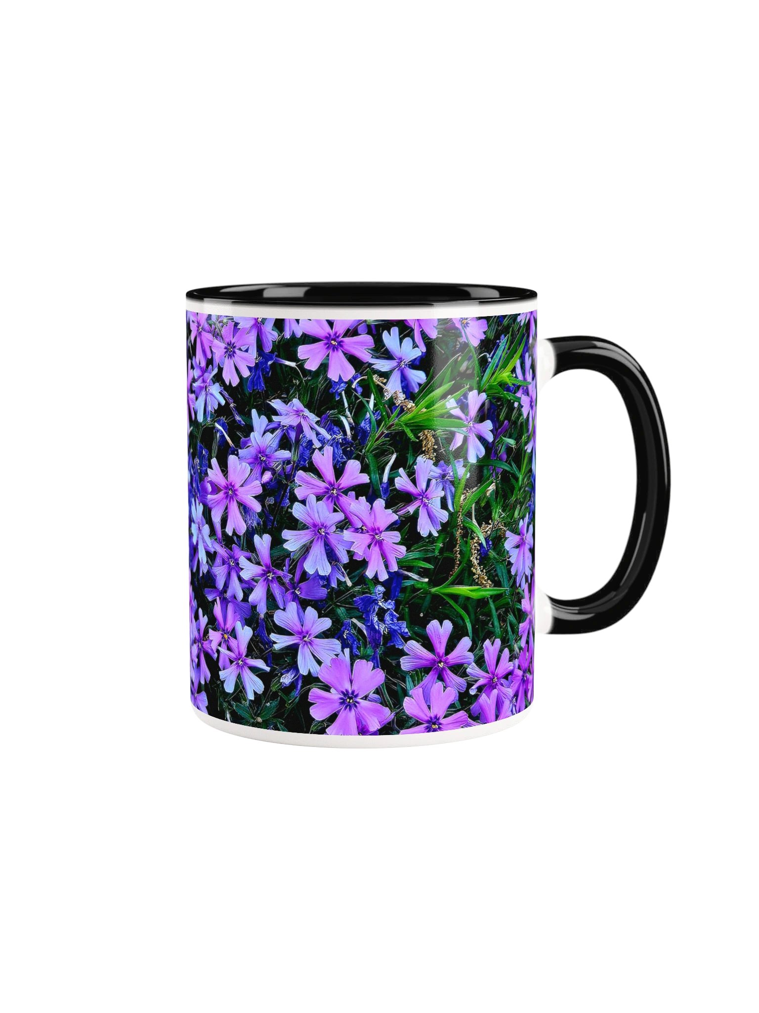Purple Phlox 2-tone Ceramic Mug product image (1)