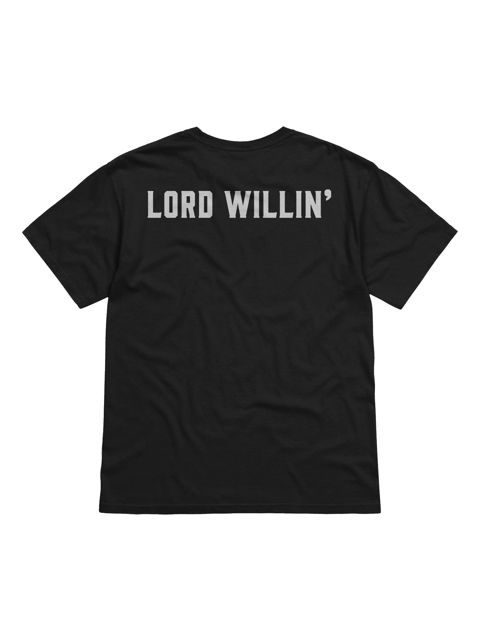 LORD WILLIN' PLAIN TEE WITHOUT LOGO product image (2)