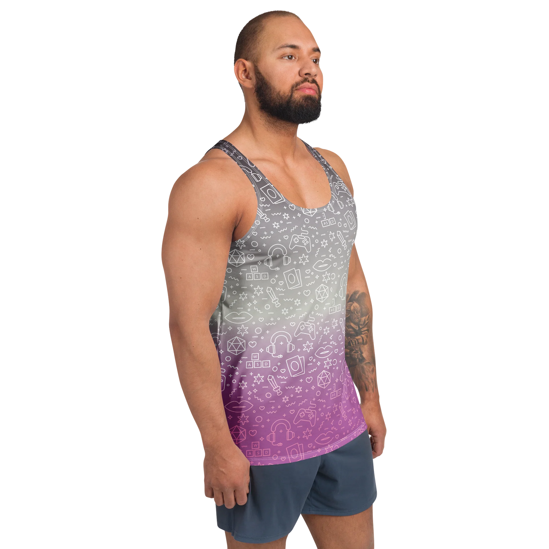 Asexual Tank 🖤🩶🤍💜 product image (3)