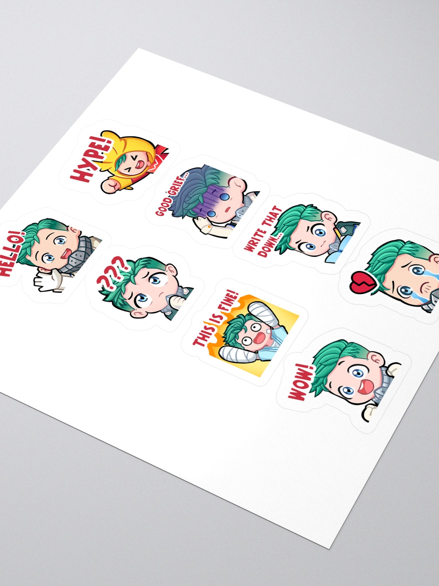 Deku - Sticker Sheet product image (3)