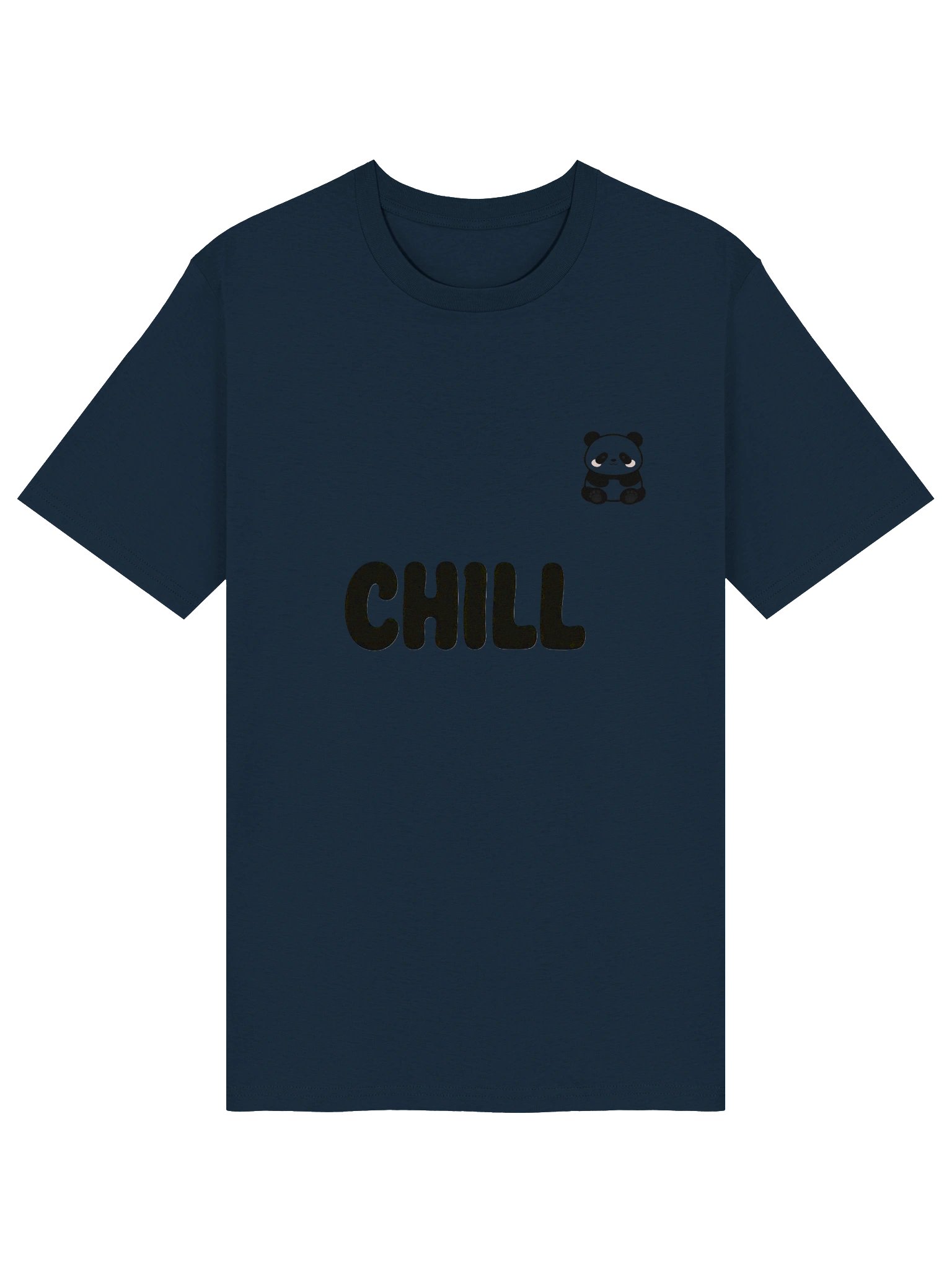 CHILL Panda Graphic T-Shirt – Navy product image (3)