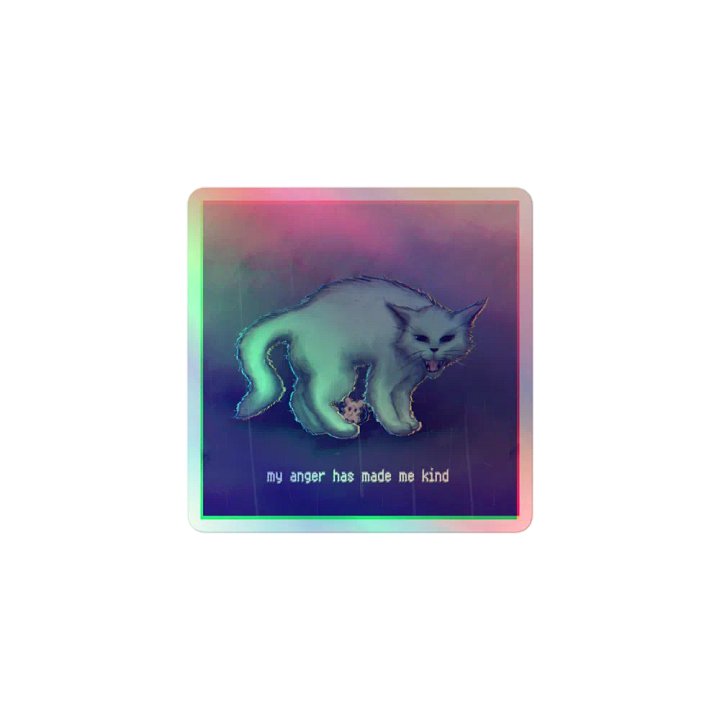 Kindness Cat Sticker (SHINY!) product image (1)