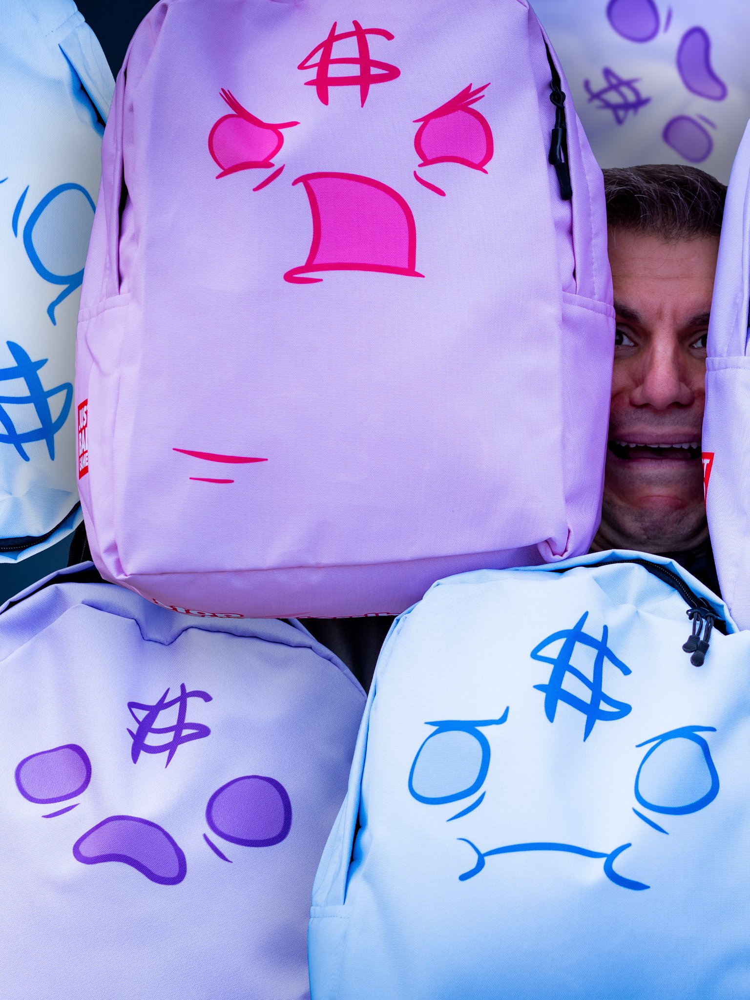 Pink Money Ghost Backpack product image (6)