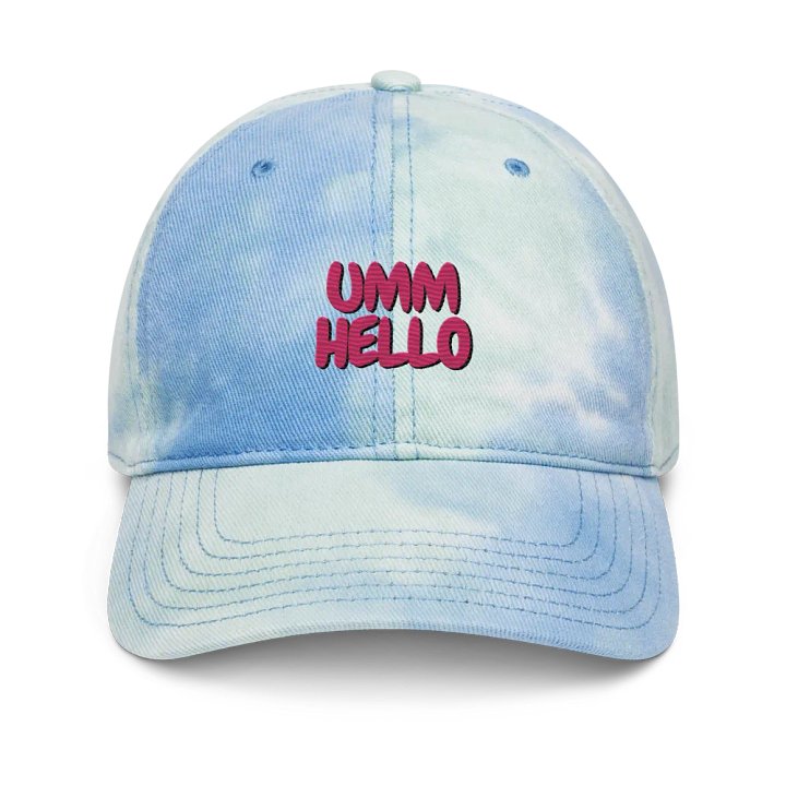 UMM HELLO?? Blue Dad Hat product image (1)