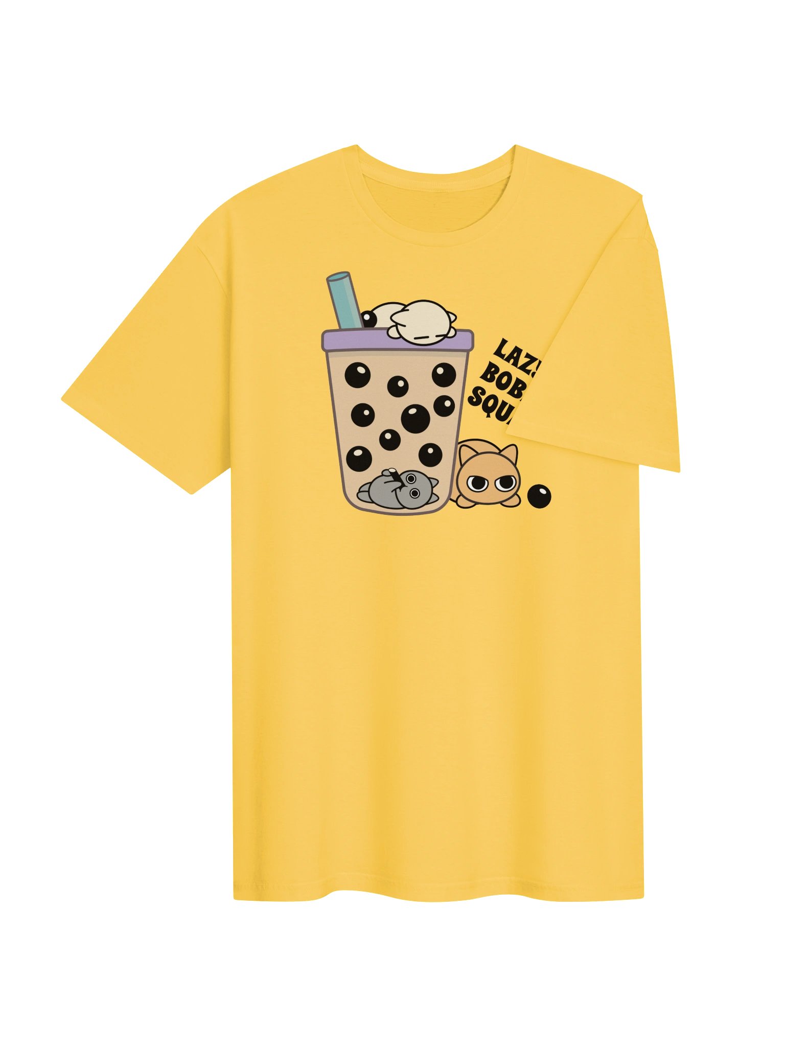 Boba Cat - Unisex Adult Super Soft Lightweight T-shirt product image (3)