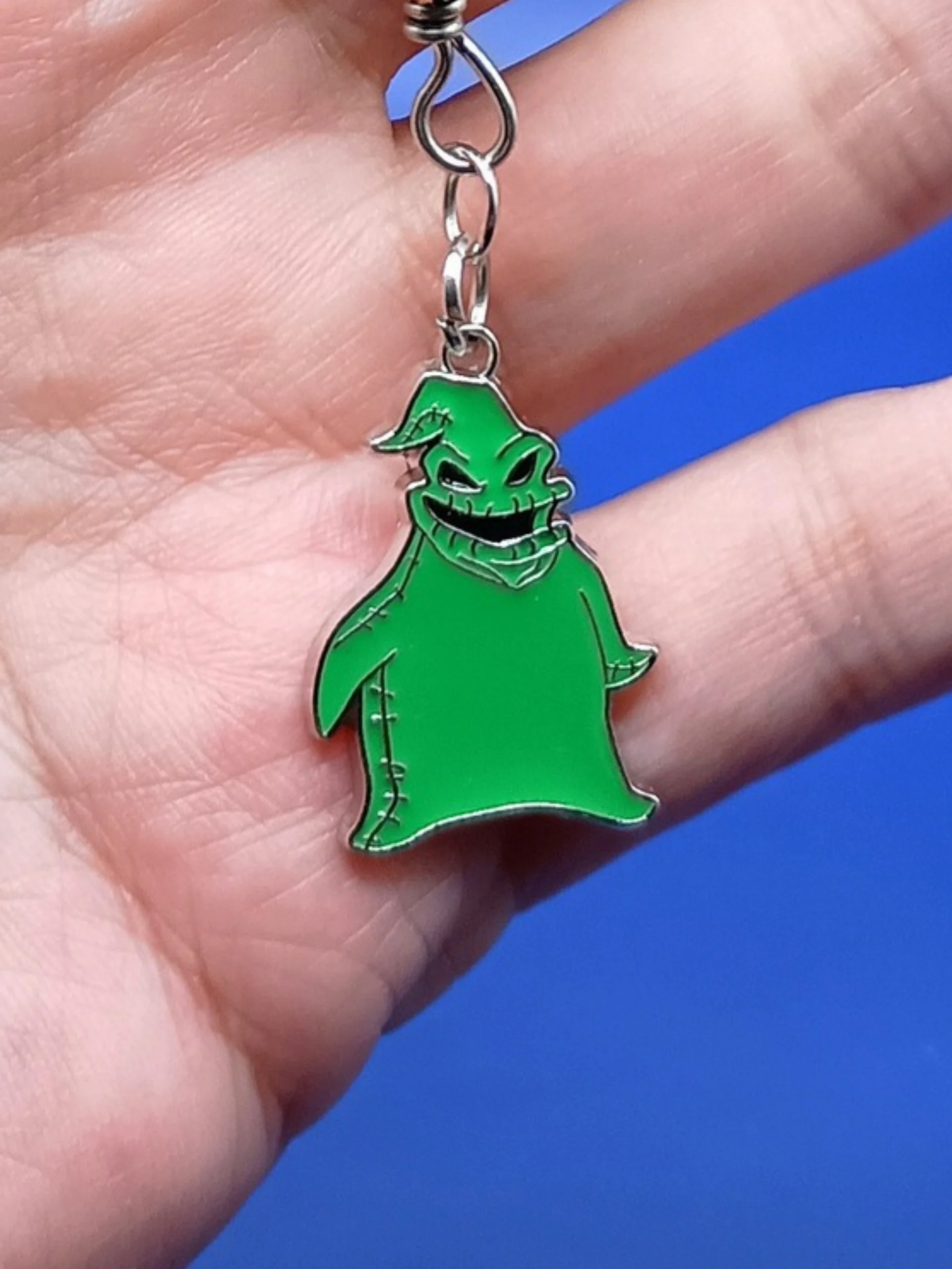 Handmade Bag Charm ft. Boogie Man, Halloween & Christmas, Keychain, Purse Accessory product image (2)