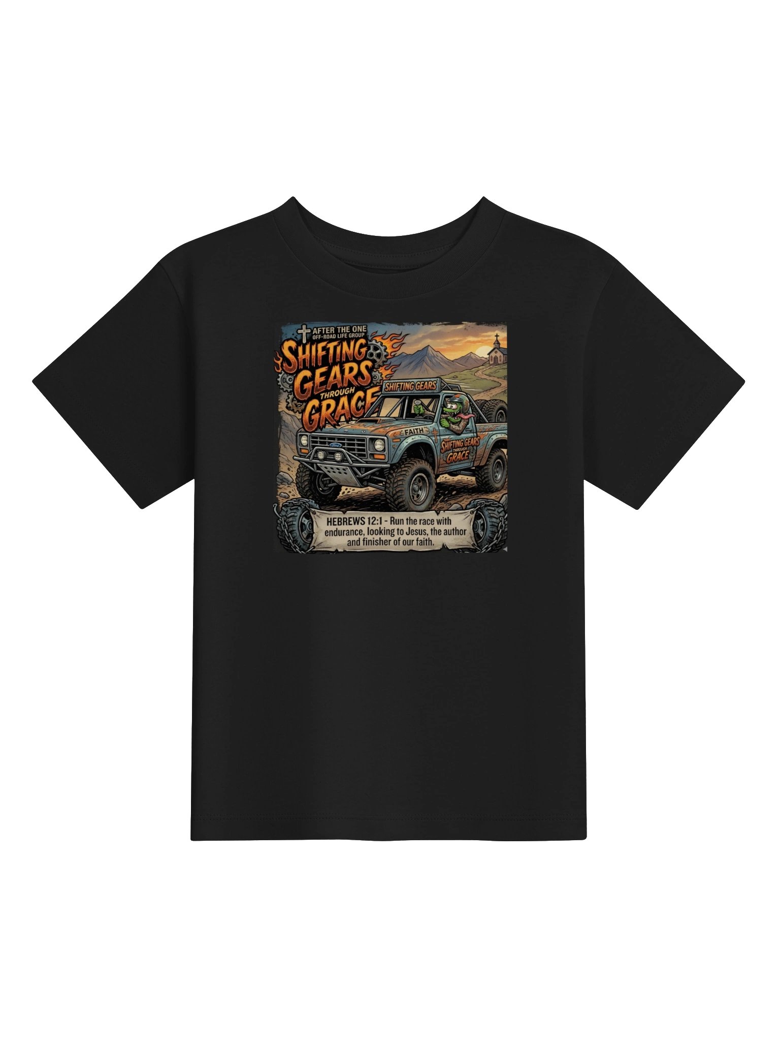 Shifting Gears Through Grace Toddler Tee product image (1)