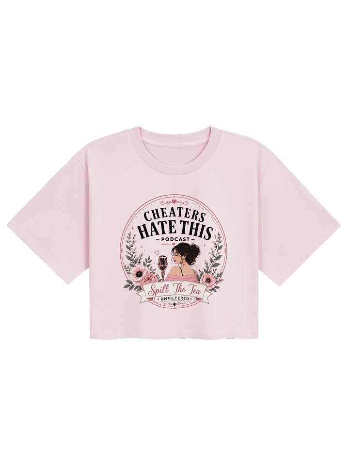 Cheaters Hate This Podcast Crop Tee product image (2)