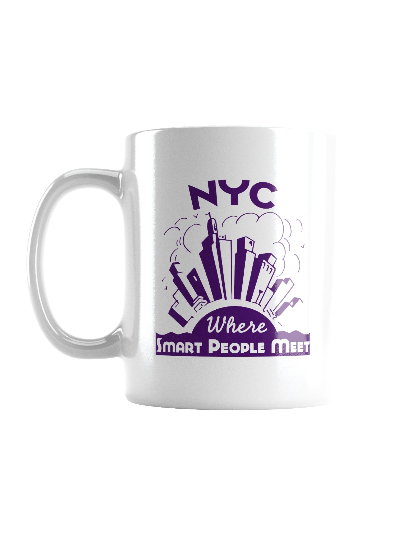 'NYC Smart' White Mug product image (1)