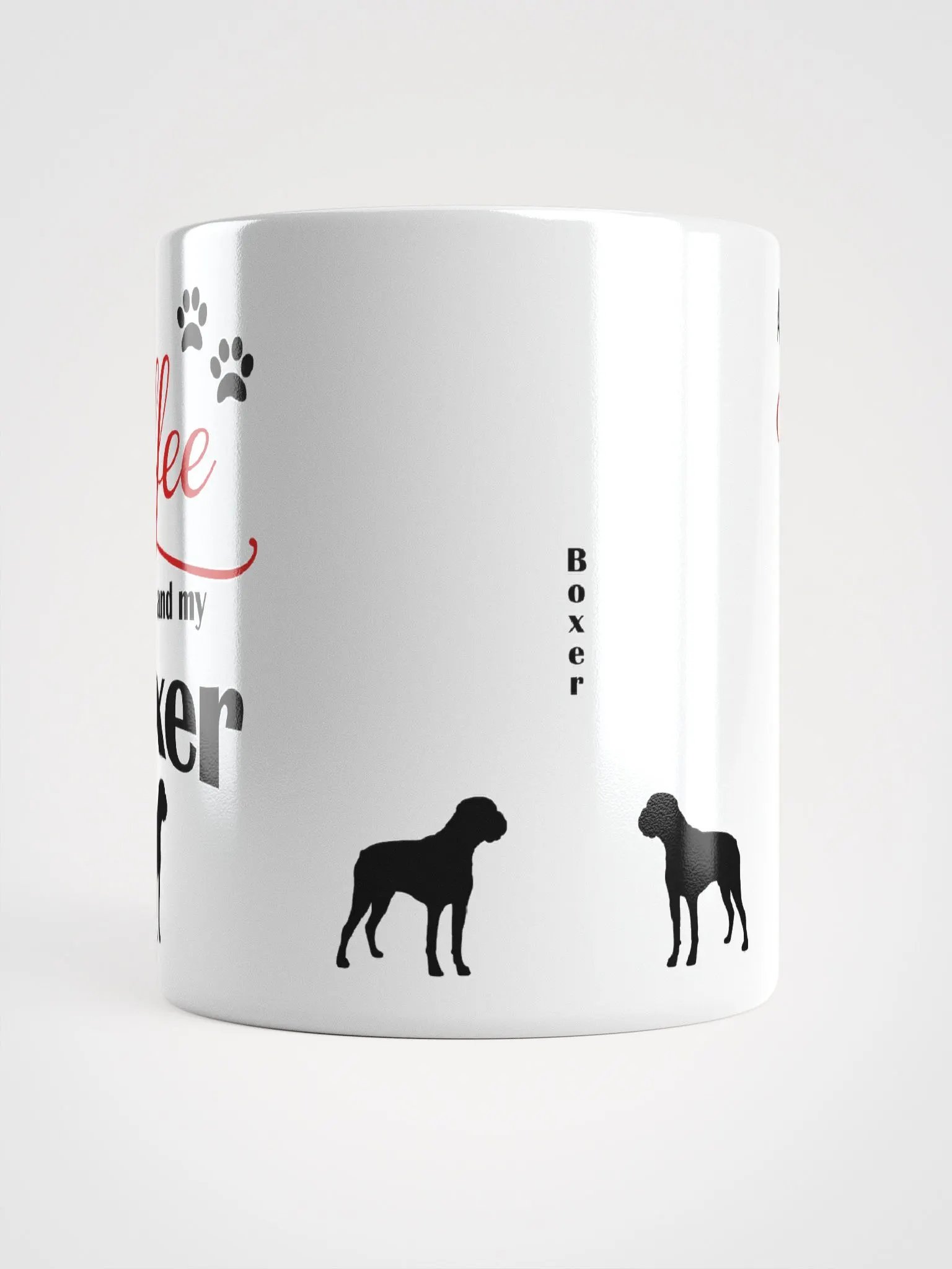 Coffee and my Boxer Mug product image (5)