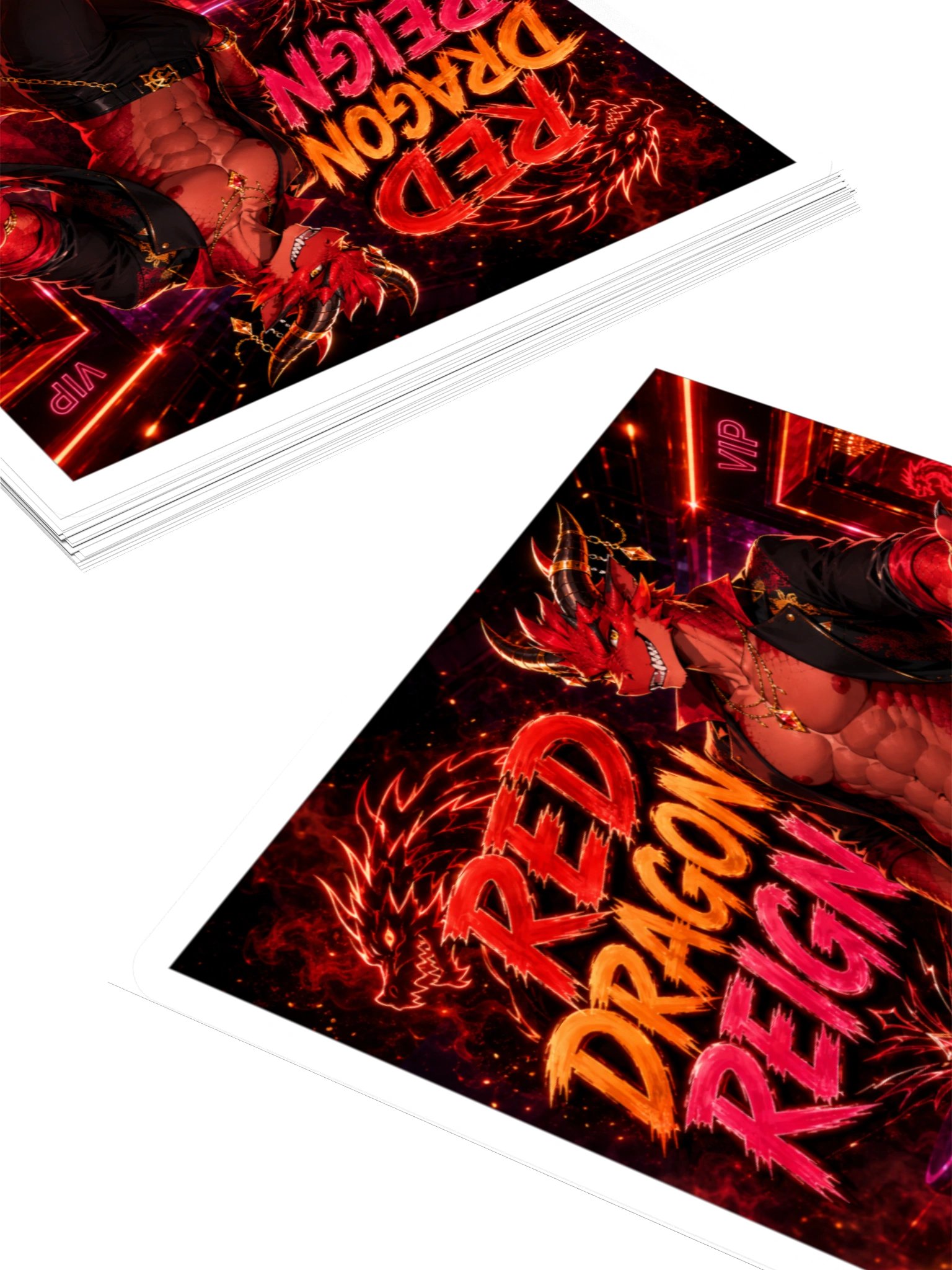 Red Dragon Reign Sticker product image (11)
