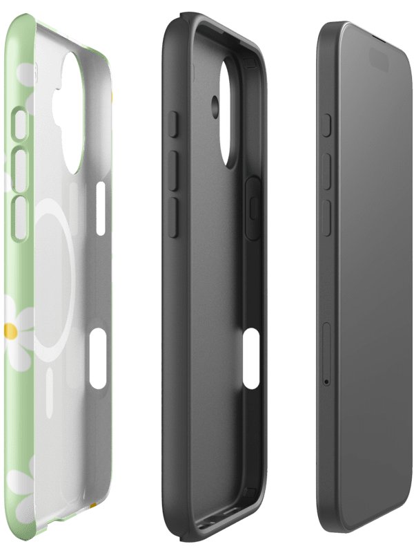 Cute Floral Magnetic MagSafe® iPhone® Tough Case, 14, 15, 16, 17, Pro, Pro Max, Plus Cases. product image (3)