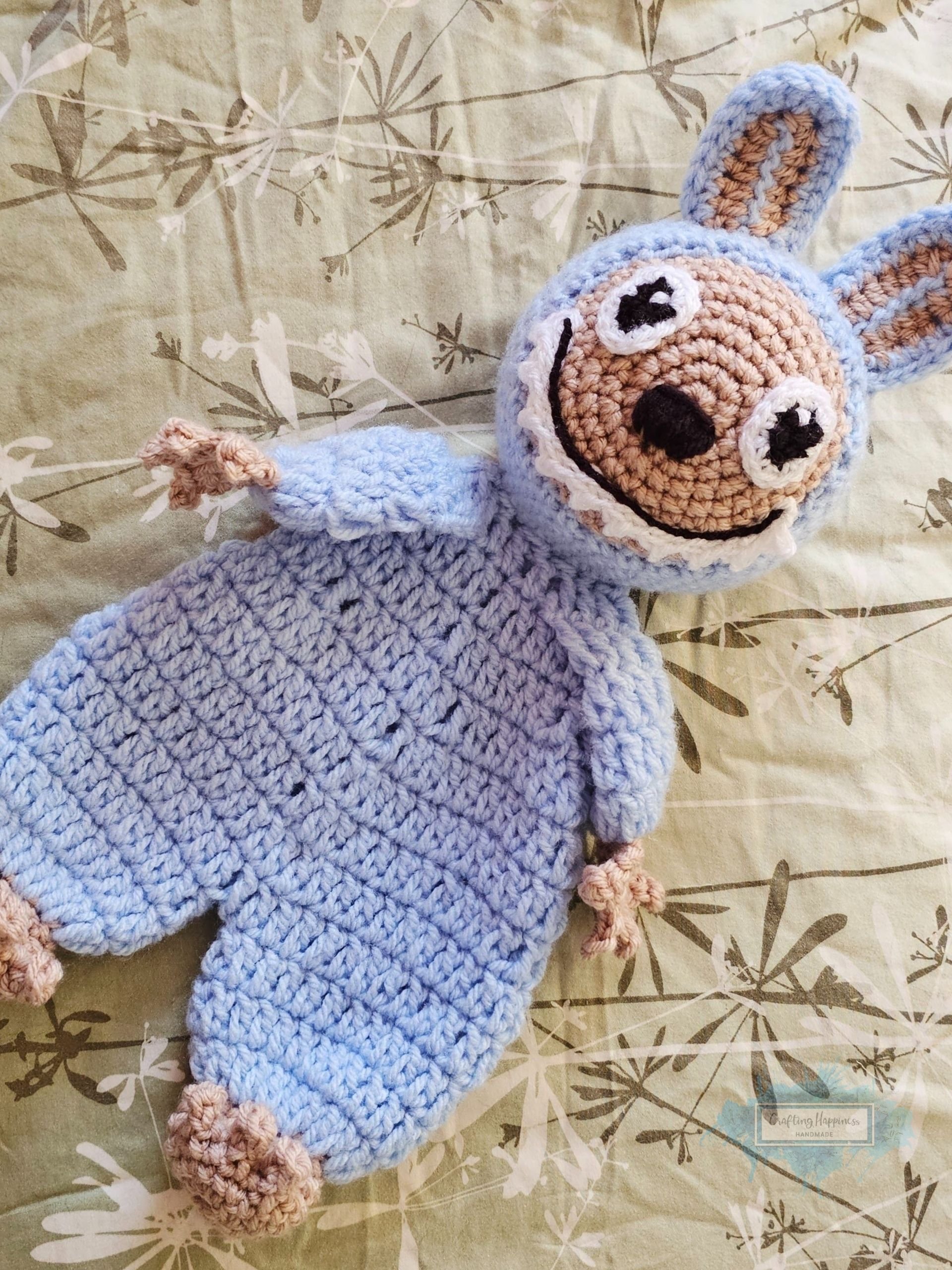 Bunny Ragdoll Crochet Pattern | Toothy Smile Amigurumi Toy | Plushie Snuggler (PDF) product image (4)