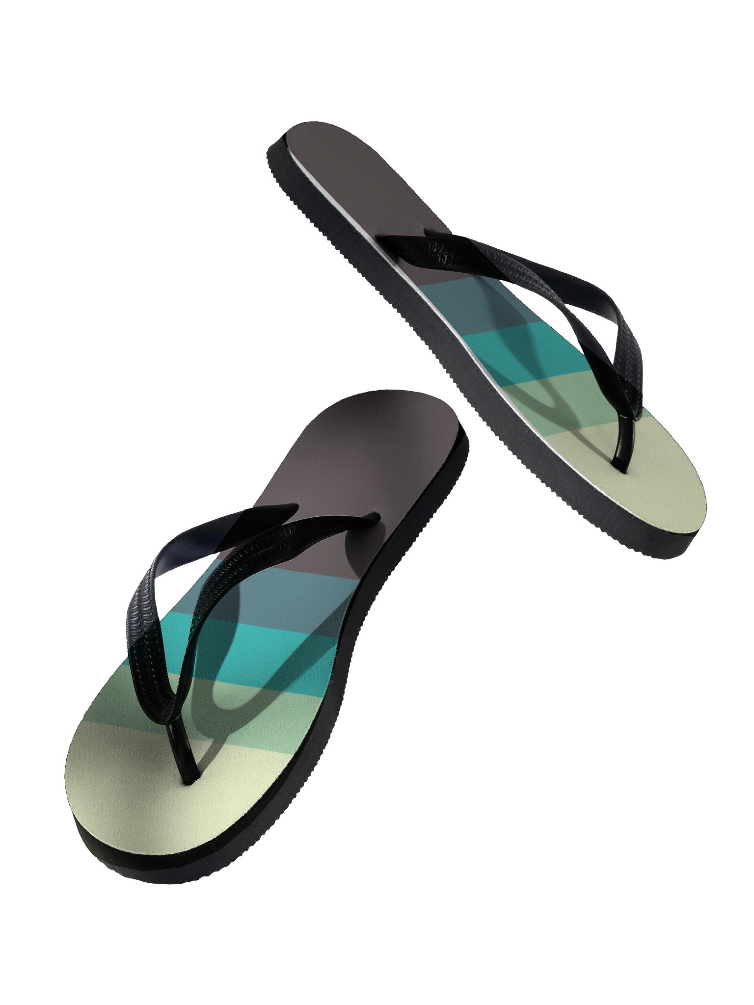 Customizable Color Block Flip-Flops product image (2)