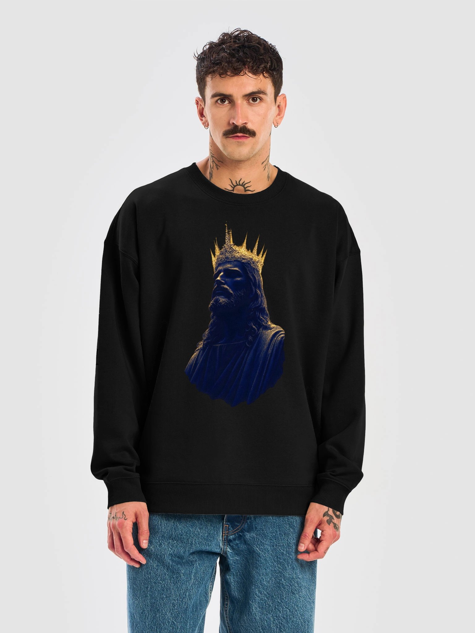 Golden Crown Profile Sweatshirt Organic product image (5)