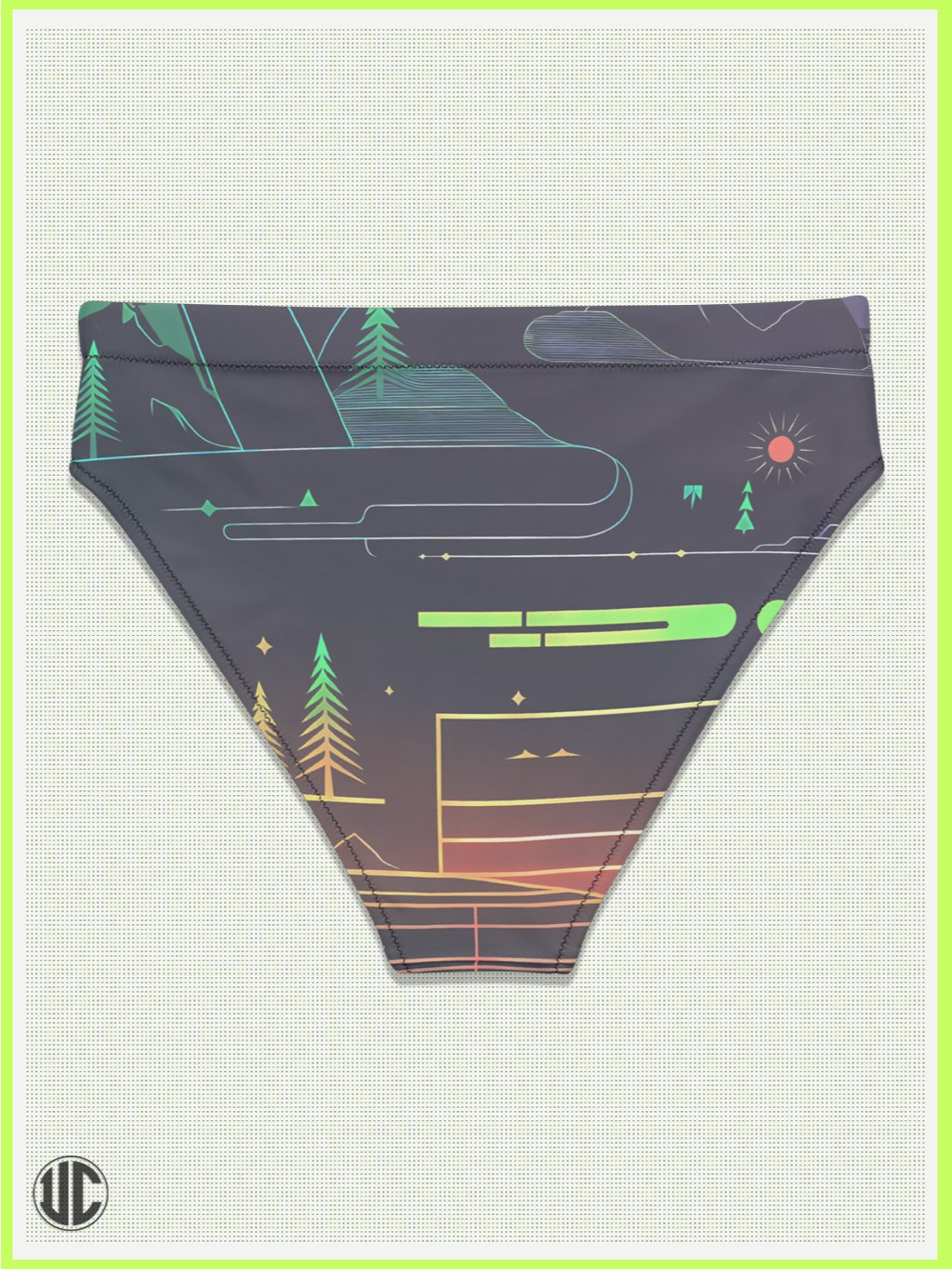 UnkoCon – Neon Horizon Bikini Bottom product image (2)
