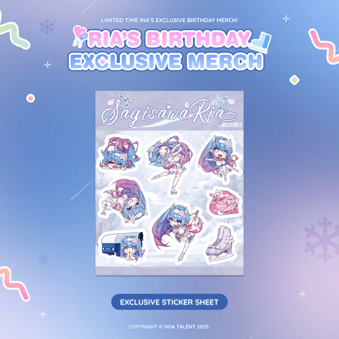 Ria's 2025 Birthday BUNDLE w/ Exclusive Photo&PostCard! product image (2)