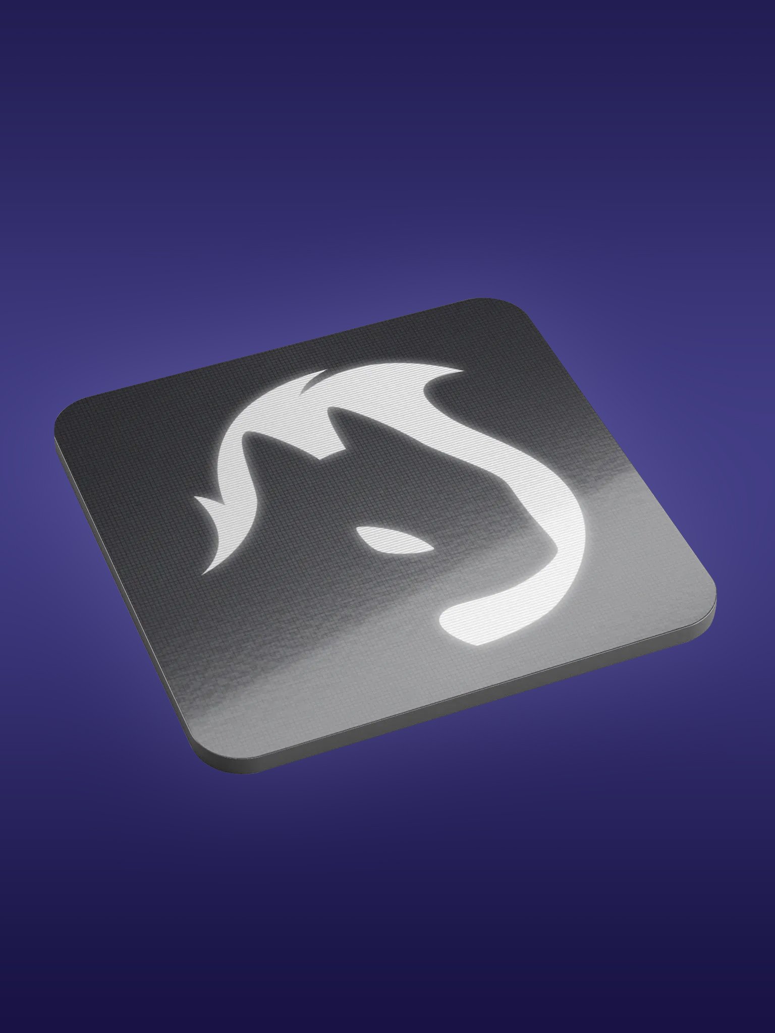 Squirrel Coaster (Monochrome) product image (2)