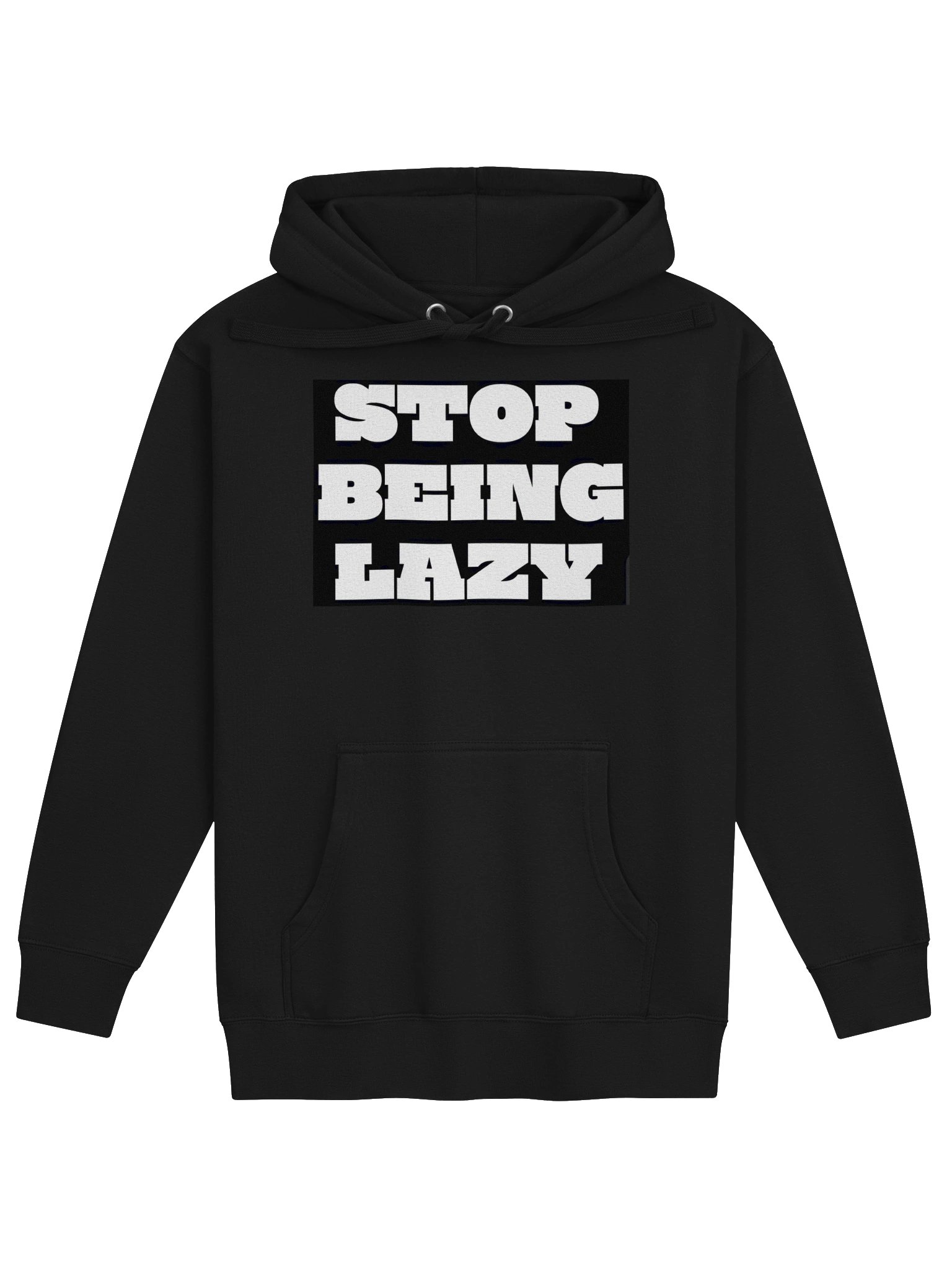 Copy of Stop Being Lazy — Classic Logo Hoodie product image (1)