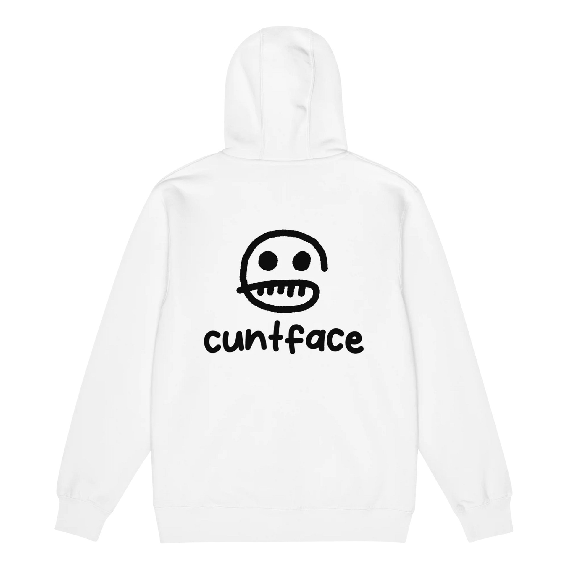 :{untface zip - back image - white/black product image (3)