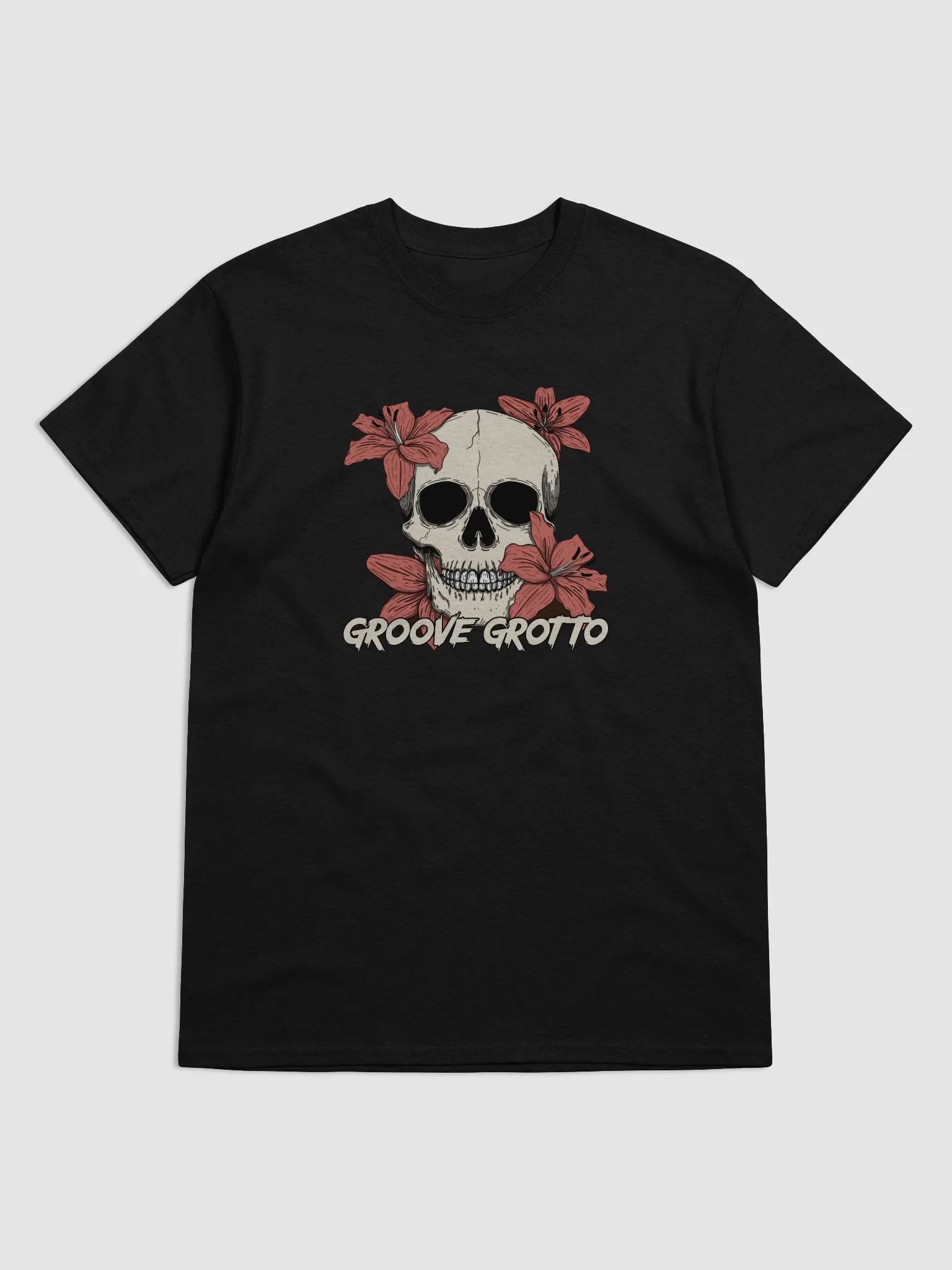Groove Grotto - Flower Skull Tee product image (1)