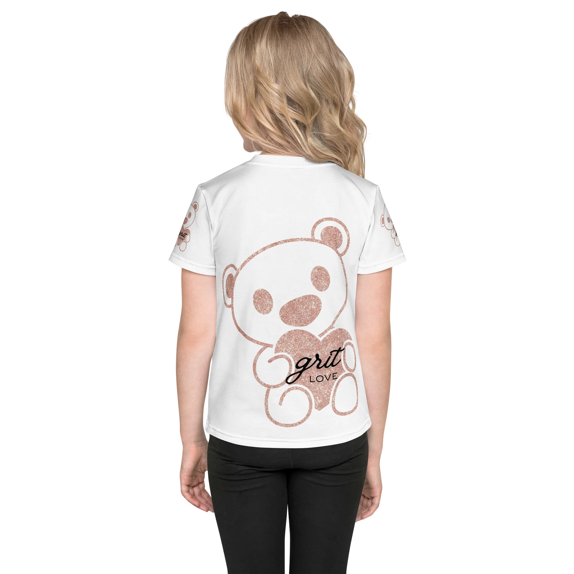 Grit & Love Sparkly Teddy Kids Tee product image (2)
