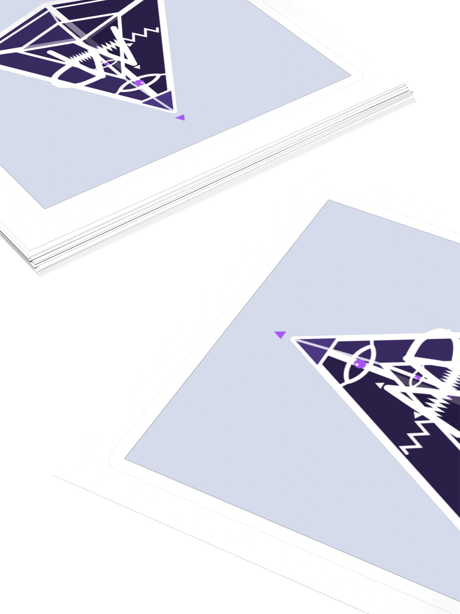 Mt. AMP Tesseract — Block Sticker product image (4)