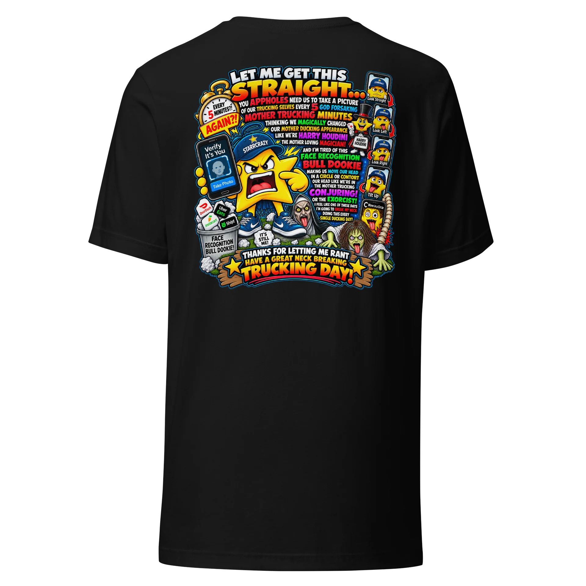 Appholes Face Check – Giggin’ & Ranting Tee ⭐ product image (5)