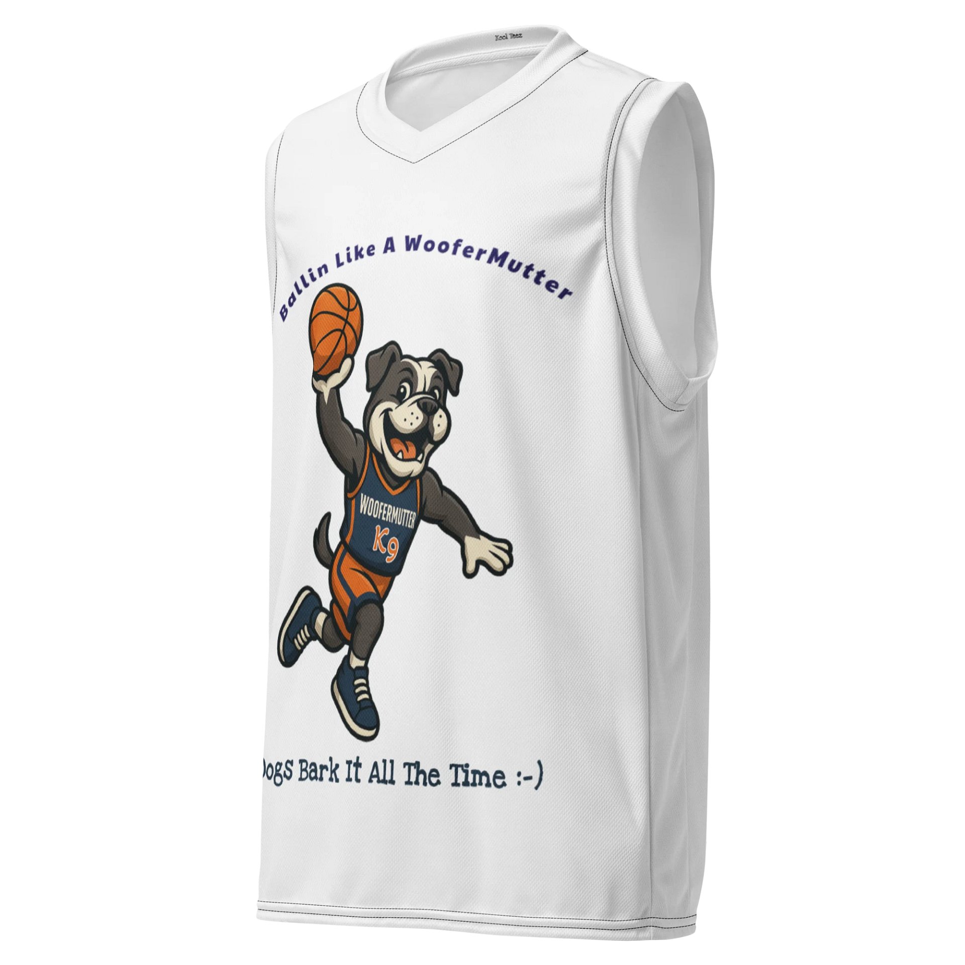 Bulldog Unisex Basketball Jersey product image (3)