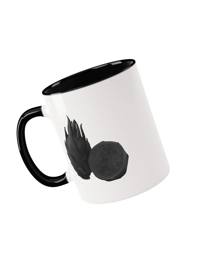 Run! Black Matte Dragon Fruit Ceramic Mug product image (1)