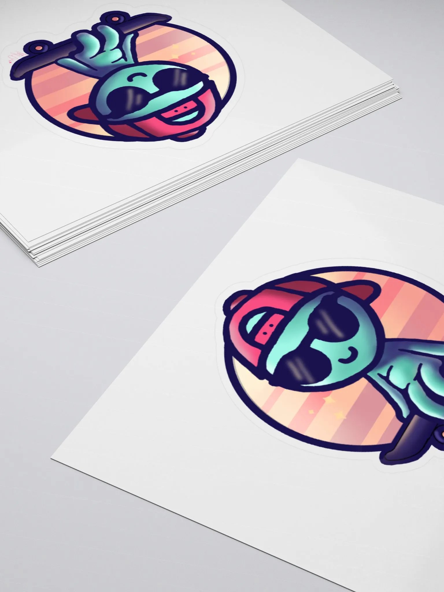 Skater Alien Sticker product image (4)